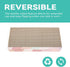 Cat Scratching Board, Cardboard Cat Scratchers for Indoor Cats, Reversible Large Wide with Catnip (2pcs)