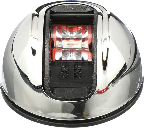 NV4012SSR-7 Red Port Light Armor LED Vertical Mount Navigation Bow Light by Attwood