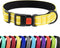 CollarDirect Reflective Dog Collar, Quick Release Buckle, Nylon for Swimming, 14-18 Inch, Yellow