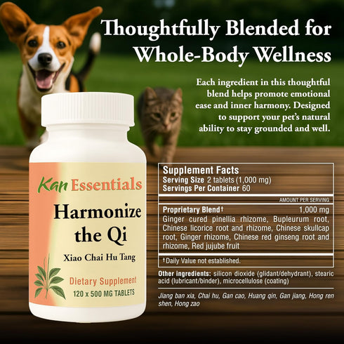 Immune 120 Kan Herb Company Harmonize the Qi Traditional Chinese Herbal Blend for Dogs and Cats to Support Function