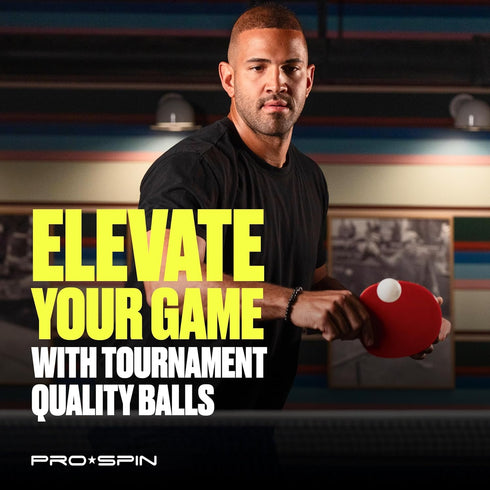 3-Star 40+ PRO-SPIN Ping Pong Balls ITTF-Approved Premium Table Tennis Balls | High-Performance ABS Professional