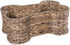 Bone Dry Pet Storage Collection - Medium Bone Shape Hyacinth Toy Basket