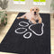 smiry Dog Door Mat for Muddy Paws, Absorbent Dirt Trapper Non-Slip Washable Mat, Quick Dry Chenille, 40x32 Inches,