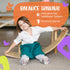 bagacootha 32" Ultimate Wooden Wobble Balance Board for Kids by Wooden Toddler Toys & Kids Rocker for Endless Play