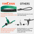 Dog Slip Lead - 5FT Fine Webbing Training Leash, Heavy Duty & Durable, Easy-Control for All Dogs (Green)