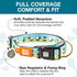 Max & Molly Black Sheep Dog Collar with Safety QR Code Tag, Soft Adjustable Waterproof Design