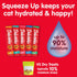 Hartz Delectables Squeeze Up Interactive Lickable Wet Cat Treats, Tuna & Shrimp, 24 Count