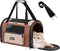Collapsible Small Pet Carrier for Cat 15 lbs with Fashion Pocket, Lightweight