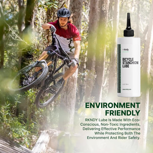 Fork Stanchion & Shock Lube - Premium Bicycle/Bike Suspension Lubricant for Eliminating Rust, Dirt, and Contaminants