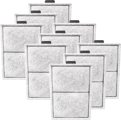 9 Pack PF-L Filter Cartridges for Top Fin Power Filter, Replacement Cartridge for PF20, PF30, PF40, PF75