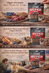 Hoiyen Packed 32 oz 2 (Pack 1) Zoe Super Bars Beef Recipe Dog Treats - Protein Snacks with Berries and Flax Grain