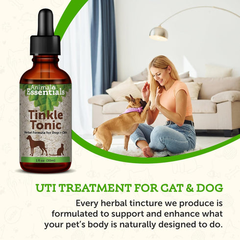 Animal Essentials Tinkle Tonic for Dogs & Cats - Urinary Tract Support, 1 fl oz