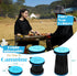 Spisces 1000 lbs 19.7-in Upgraded Collapsible Stool with Cushion, Capacity & High, Wider & Taller Heavy Duty Portable