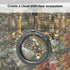 FREESEA Fish Feeding Ring for Aquarium: Round Floating Food Rings for Betta Turtle Tank