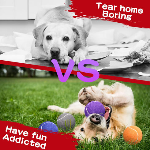 30 Pieces Dog Tennis Balls, Pet Tennis Ball Dog Balls for Training, Mini Tennis Ball Cat Toy for Large Medium Small Dogs