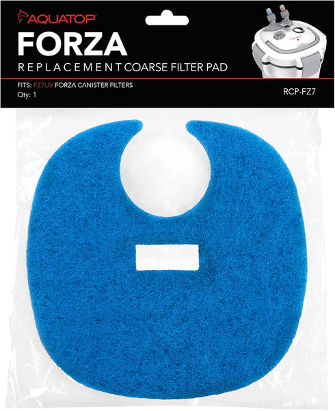 Aquatop Replacement Coarse Blue Filter Pad for Forza FZ7 UV Canister Filters, Aquarium Filter Refills