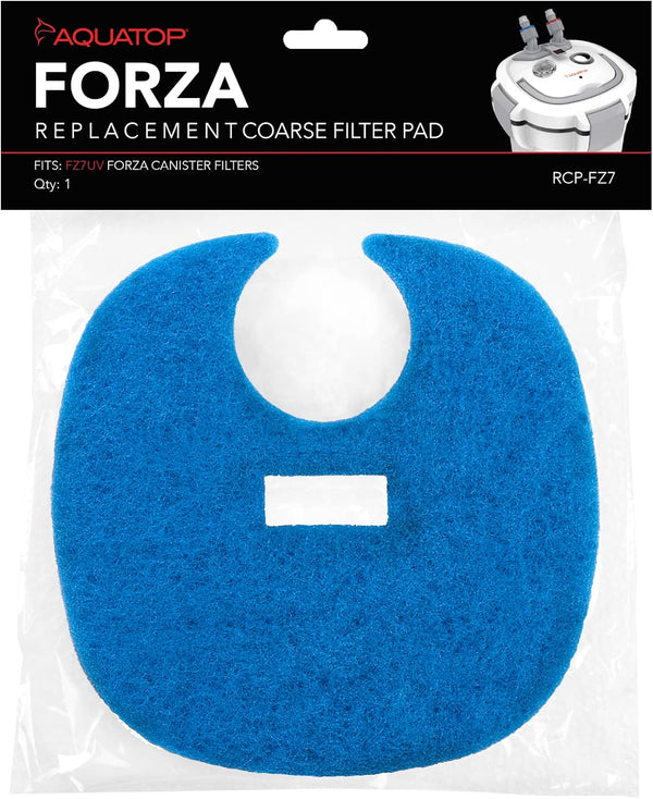 Aquatop Replacement Coarse Blue Filter Pad for Forza FZ7 UV Canister Filters, Aquarium Filter Refills