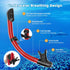Snorkel Set for Adults, Anti-Leak and Anti-Fog Tempered Glass Lens Snorkeling Gear