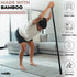 Yoga Stick 5ft Made from Natural Bamboo - Stretching Stick with Non-Slip Handles for Mobility and Flexibility