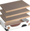 3 Packs Cat Scratcher Pad with Box, Durable Cardboard Refill, 3 in 1 Recyclable Cat House