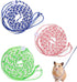 Exircy 3 Pack Rat Harness, Adjustable Hamster Leash Harness for Ferret Mouse Squirrel