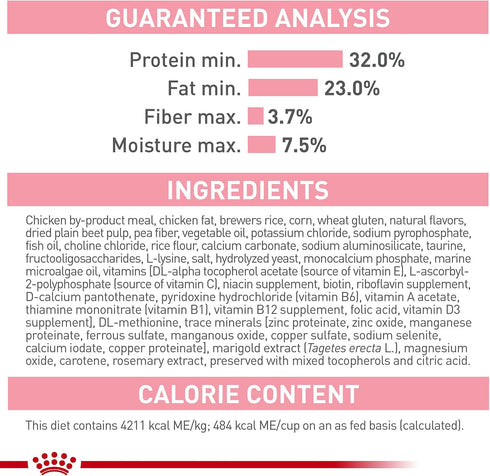 Royal Canin Feline Health Nutrition Mother & Babycat Dry Cat Food for Newborn Kittens and Pregnant or Nursing Cats, 6