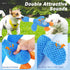 Vitscan Upgraded Goose Indestructible Dog Toys for Aggressive Chewers, Crinkle Squeaky Plush Duck Puppy Toys