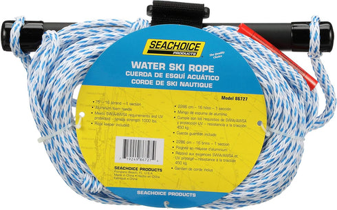 Seachoice Water Ski Rope, 75 Ft. Long, 12 in. Handle with Foam Grip