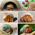 Hermit Crab Sea Shells Natural Coconut Shell Hut, Artificial Plants for Hermit Crab Tank Hide Reptile Supplies - 22 PCS