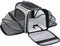 Airline Approved Soft-Sided Pet Carrier, Expandable with 4 Doors, Removable Pads, 3 Pockets for Small Dogs and Cats