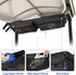 Golf Cart Ceiling Storage Bag, Overhead Organizer Bag for Club Car Precedent, Tempo, Onward, Black