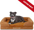 Replacement Outer Cover ONLY for The Dog's Bed, Washable Fur Fabric, Medium (Teddy Bear Brown Faux Fur)