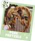Nature Gnaws Pork Bully Stick Pretzels for Dogs - 4-5" (15 Count) - Natural Bacon Chew Treats