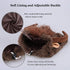 Onmygogo Funny Pet Moose Costumes for Dogs, Cute Furry Wig for Halloween Christmas, Pet Clothing Accessories, Size L