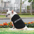 Parisian Pet Dog T-Shirt, 'Security' Embroidered Tank Top, 100% Cotton, 2XL, Machine Washable
