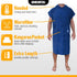 BESTA Thick Microfiber Wetsuit Changing Poncho with Hood