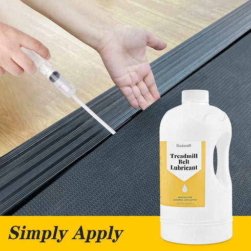 100% 32 Silicone Treadmill Lubricant/Treadmill Lube, Ounces Premium Silicone Oil for Treadmill Belt Lubrication, Easy