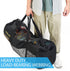 X-Large Mesh Dive Duffel Bag, Heavy Duty Scuba, Diving, Snorkeling | Gym, Workout, Wrestling Bag (Black)