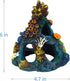 Uniclife Aquarium Decorations Resin Coral Rock Mountain Cave Fish Tank Decor Ornaments Fish House for Betta Rest Hide Play Breed by Uniclife