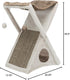 Hammock, TRIXIE Miguel Fold and Store Cat Indoor Cat Furniture with Dangling Toys, Scratching Pad, and Cave