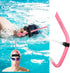Swim Snorkel for Lap Swimming, Front Mounted Training Gear with Comfortable Head Pads and Silicone Mouthpiece