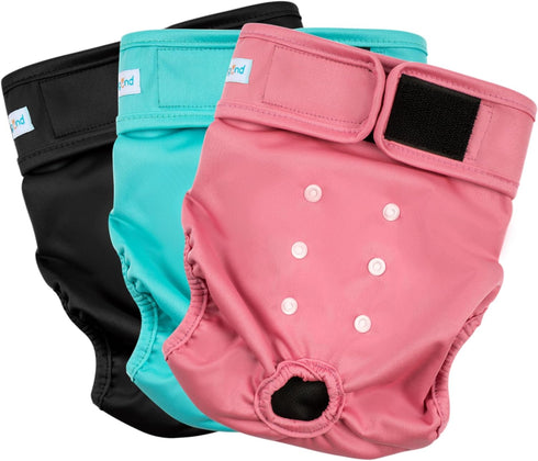 Paw Legend Washable Reusable Female Dog Period Diapers for Heat Doggie Puppy