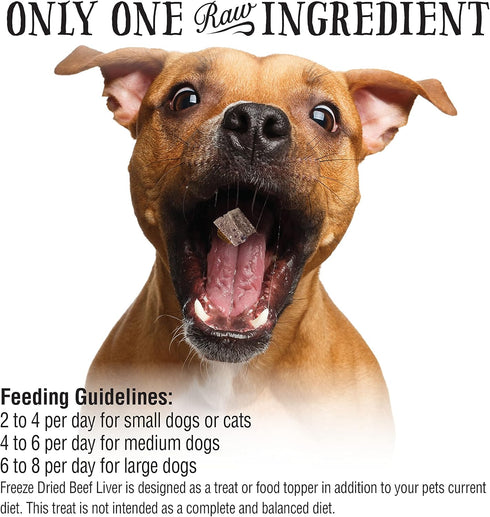 Northwest Naturals Raw Rewards Freeze-Dried Beef Liver Treats - Healthy, 1 Ingredient, Human Grade Pet Food, 3 Oz (Pack