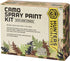 4 12 Oz Hunters Specialties Camo Spray Paint Kit with Leaf Stencil - Non-Reflective Finish Water Resistant Fast Drying