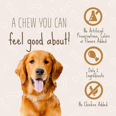 Better Belly Pork Hide Chips, 10 Ounce, Digestible Pork Hide for Dogs (P-94450)
