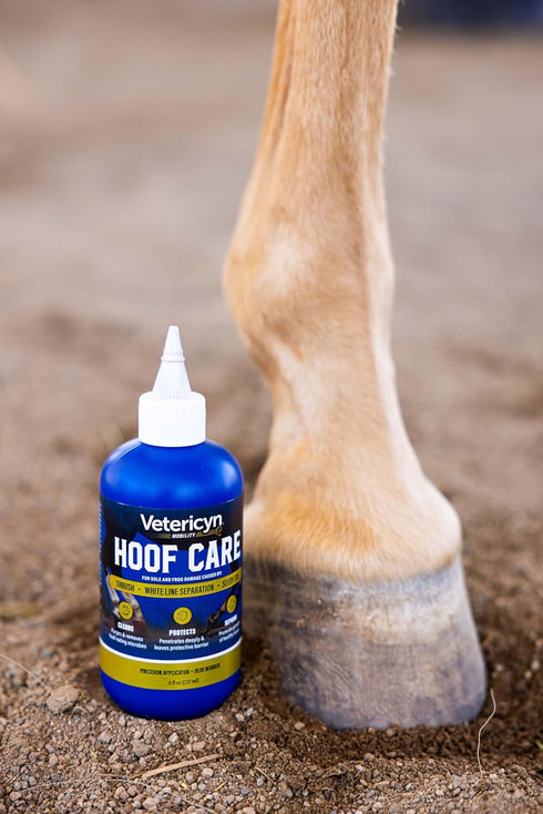 Vetericyn Mobility Equine Hoof Care for Sole & Frog Damage, 8 Ounces for Thrush, White Line Separation & Seedy Toe