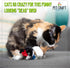 Pet Craft Supply Kitty Condor Crazy Catnip, Funny Cuddling Chasing Hunting Irresistible Soft Plush Toy with Realistic