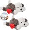 Liliful 2 Pack Puppy Heartbeat Toy Stuffed Puppy for Sleep Aid Plush