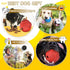 Dog Balls Treat Dispensing Toys for Large Breed, Nearly Indestructible Squeaky Chew Toys, Tough Natural Rubber Puzzle