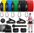 RENRANRING Resistance Bands for Working Out, 150LBS Set with Handles, Ankle Straps for Muscle Training